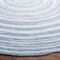 Safavieh 3 x 3 ft. Cape Cod Round Area Rug, Blue & Ivory CAP235M-3R - alternate 2